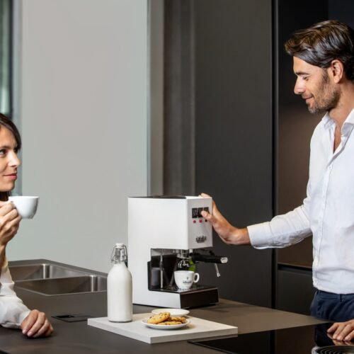Classic E24 Gaggia blanc - degustation espresso