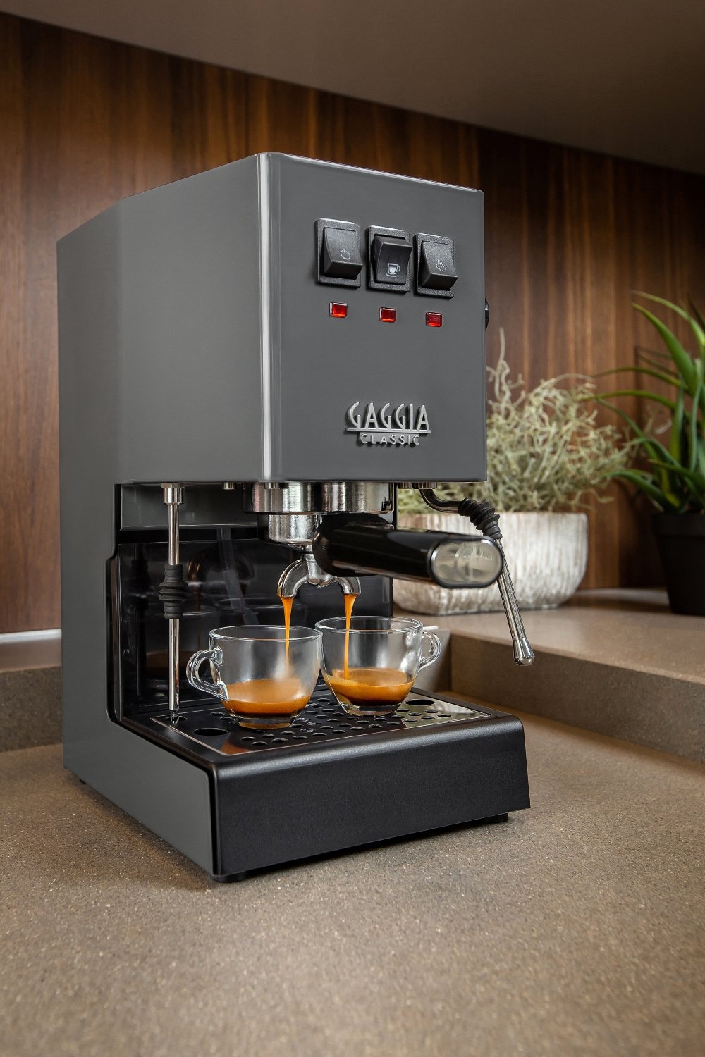 Gaggia Classic Pro E24 Gris en situation