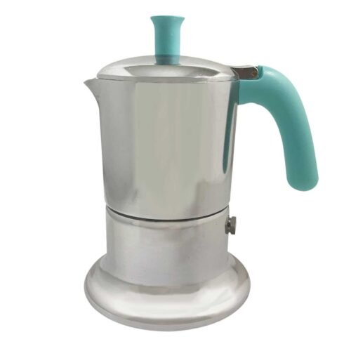 Angelina Induction 3 Tasses Inox / Vert Tiffany