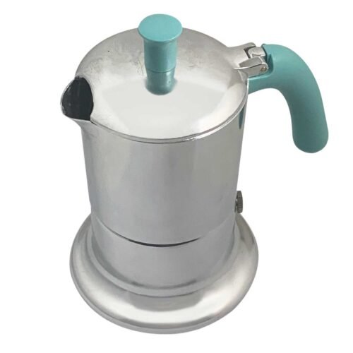 Angelina Induction 3 Tasses Inox / Vert Tiffany