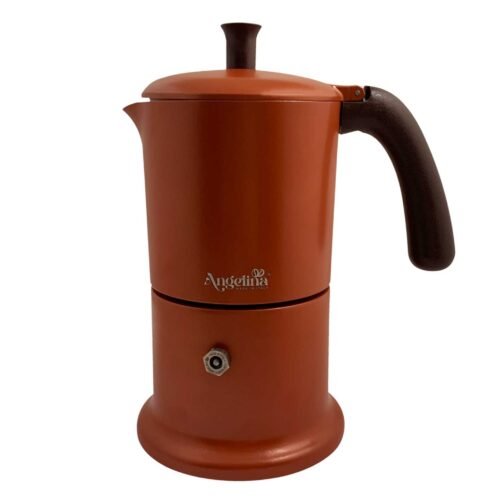 Angelina Induction 6 Tasses Orange / Marron