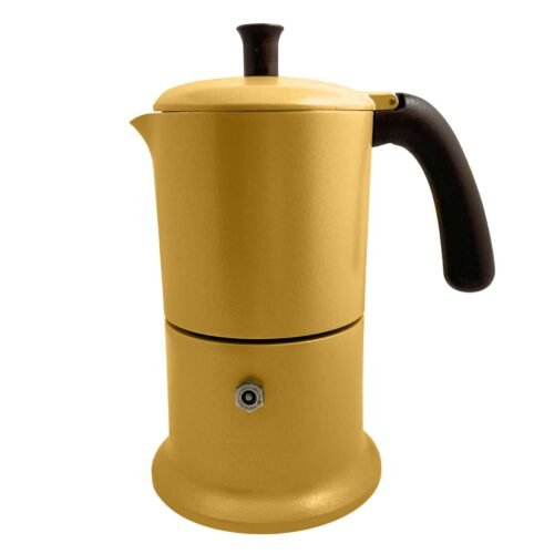 Angelina Induction 6 Tasses Moutarde / Marron