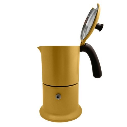 Angelina Induction 6 Tasses Moutarde / Marron – Image 2